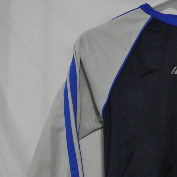 Y2K | GAP | medium (8) | Blue And Grey Long Sleeve Shirt With Stripes - Picture 4 of 16